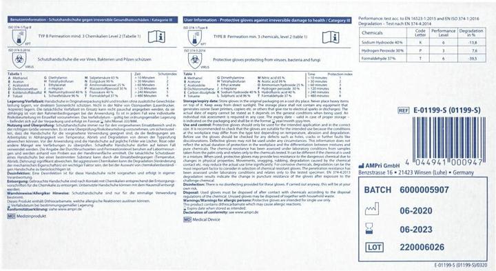 Produktbild 3A Eco-Plus Ecoline bymed-comfort, 100 Stück, Grösse S, weiss (S)