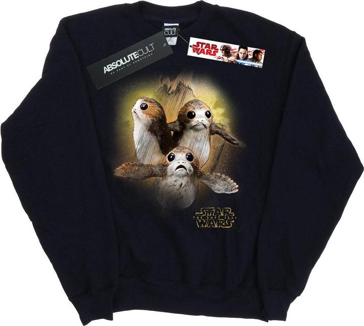 Produktbild Star Wars The Last Jedi Porgs Brushed Sweatshirt Mädchen (152, 158)