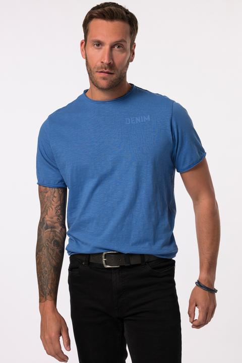 Produktbild JP1880 JP 1880 T-Shirt, Halbarm, Brustprint, offene Kanten (7XL)