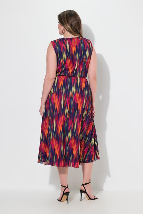 Produktbild Miamoda Plissee-Midikleid, ärmellos, Alloverdruck (58)