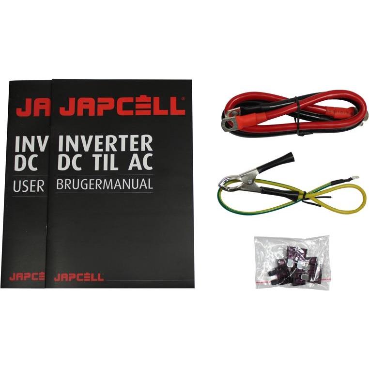 Thumbnail - Japcell, Spannungswandler, 1000W Wechselrichter DC 12V auf AC 230V Modifizierte Sinus