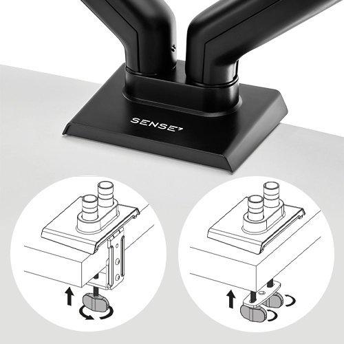 Image du produit Sense7 Moniteur à bras Hang (32", 9 kg)