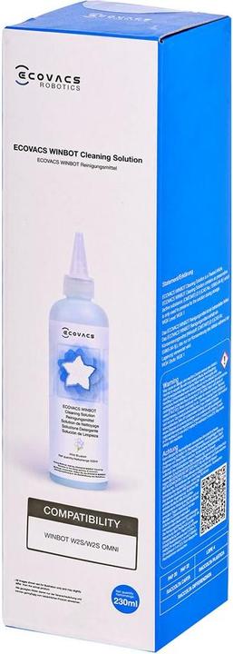 Actual product image Ecovacs WINBOT Cleaning Solution 230 ml