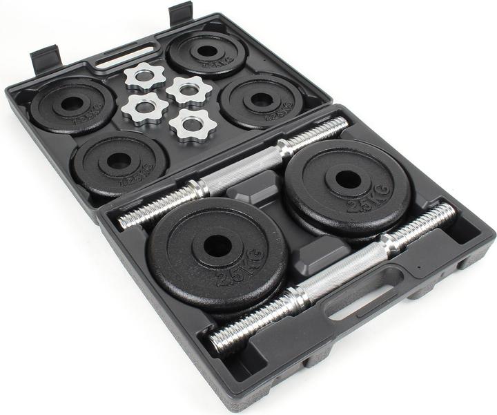 Produktbild Luxtri Kurzhantel Set 20 kg Koffer Hantel Hantelset Training Gewichte Zuhause (4 x 2.5 kg)