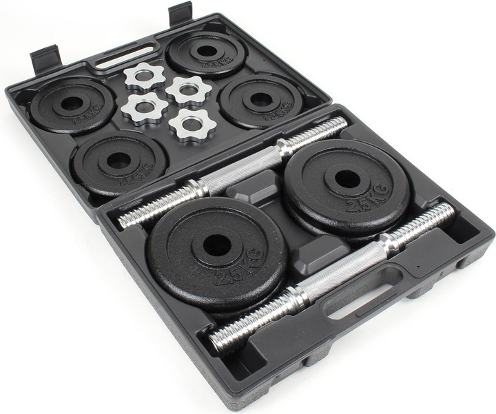 Produktbild Luxtri Kurzhantel Set 20 kg Koffer Hantel Hantelset Training Gewichte Zuhause (4 x 1.25 kg)