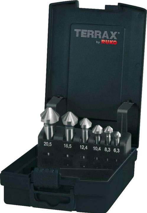 Ruko Set de fraises coniques (20,5 mm, 6,3 mm, 10,4 mm, 16,5 mm, 12,4 mm, 8,3 mm)