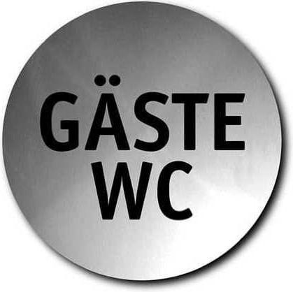 Produktbild Blomus 68152 Türschild "Gäste WC" Signo