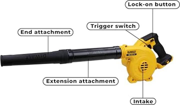 Actual product image DeWalt Battery blower (Rechargeable battery operated, Leaf vacuums)