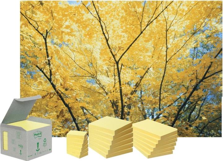 Actual product image Post-it Recycling Z-Notes (76 x 76 mm)
