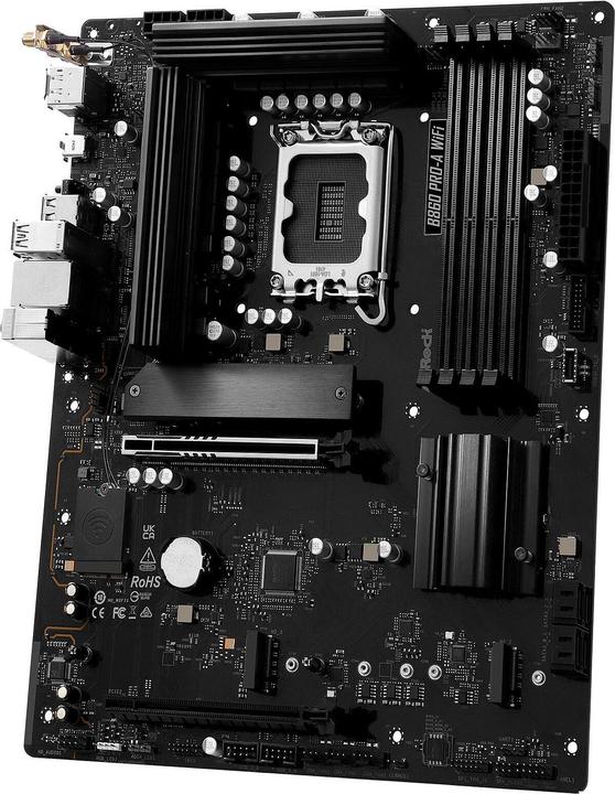 Productafbeelding AsRock B860 Pro-A WiFi DDR5 Intel S detailhandel (LGA 1851, Intel B860, ATX)