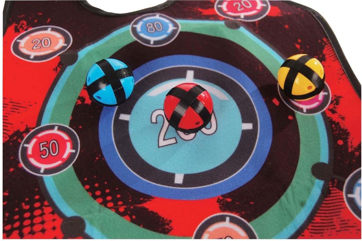 Produktbild Gametime Klett-Wurfspiel mit 2 Westen und 6 Bällen