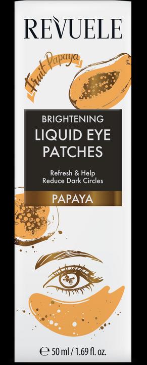 Revuele BRIGHTENING LIQUID EYE PATCHES Papaya, 50 ml (Patches, 50 ml)