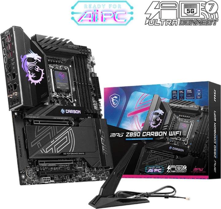 Produktbild MSI MPG Z890 CARBON WIFI (LGA 1851, Intel Z890, ATX)