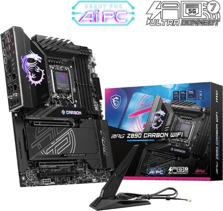 Produktbild MSI MPG Z890 CARBON WIFI (LGA 1851, Intel Z890, ATX)