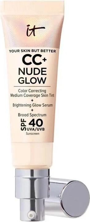 Immagine prodotto It Cosmetics CC+ Nude Glow Fondotinta leggero e siero luminoso con SPF40 (Avorio giusto)