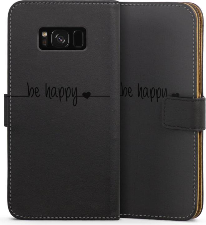 Produktbild DeinDesign Tasche für Samsung Galaxy S8 Plus Handy Flip Case Wallet Cover Handytasche Leder Motiv ohne (Samsung Galaxy S8+)
