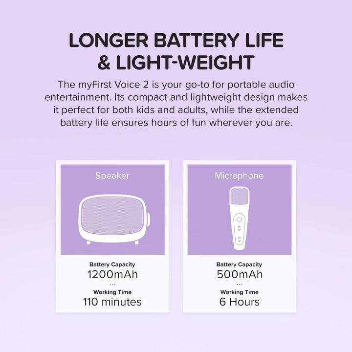 Actual product image myFirst Voice 2 Purple