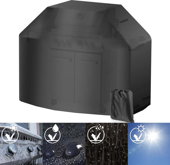 Produktbild Toboli BBQ Grill Abdeckung 147x61x122cm Abdeckhaube Schutzhülle Regenschutz
