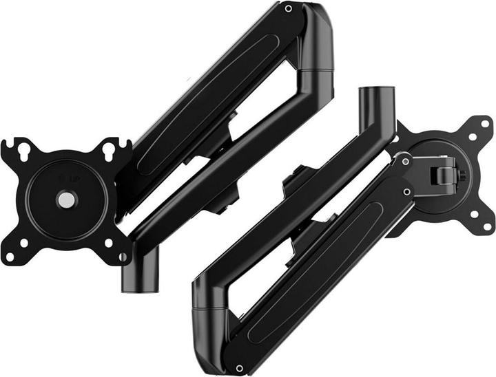 Image du produit Maclean MC-861N Support de moniteur double Support de bureau pour 2 moniteurs avec vérin à gaz Bras de (Tables, 27", 7 kg)