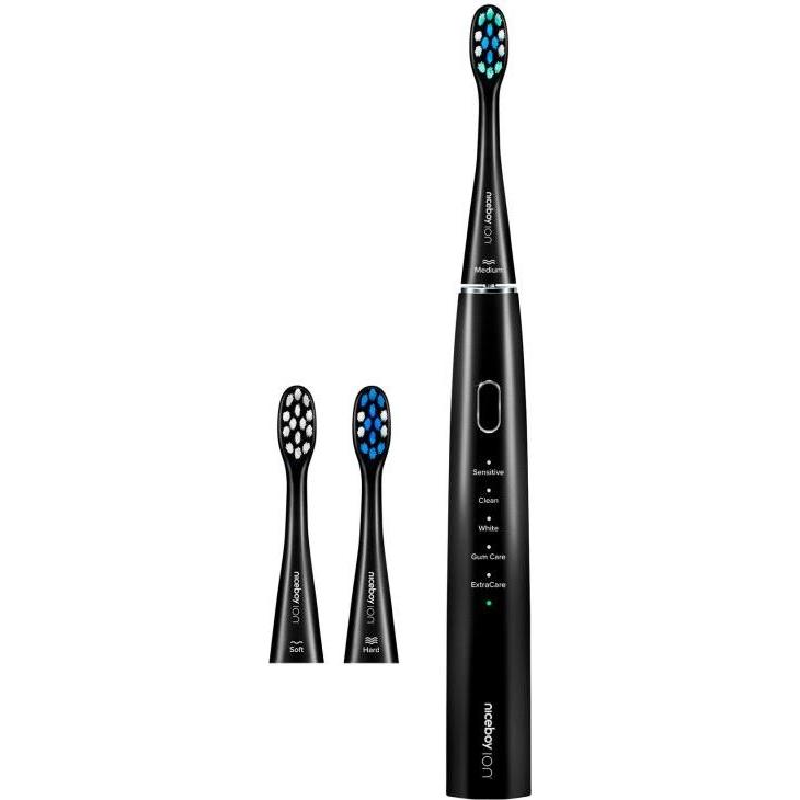 Niceboy, Spazzolino elettrico, Spazzolino elettrico ION Sonic Elektrisk Tandbørste Sort