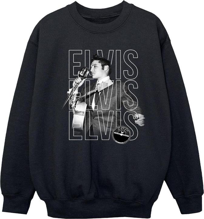 Produktbild Elvis Triple Logo Portrait Sweatshirt Mädchen (128)