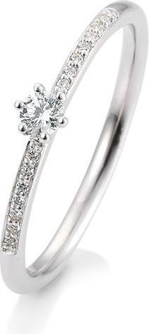 Immagine prodotto Breuning Anello di fidanzamento con pavé (51, 585/14 K Oro)