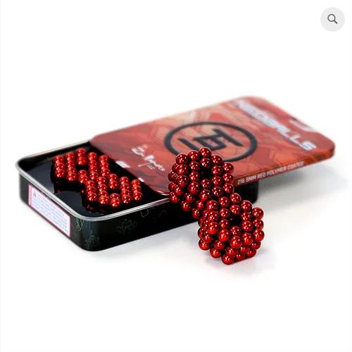 Actual product image Neoballs Sphere Magnets Red