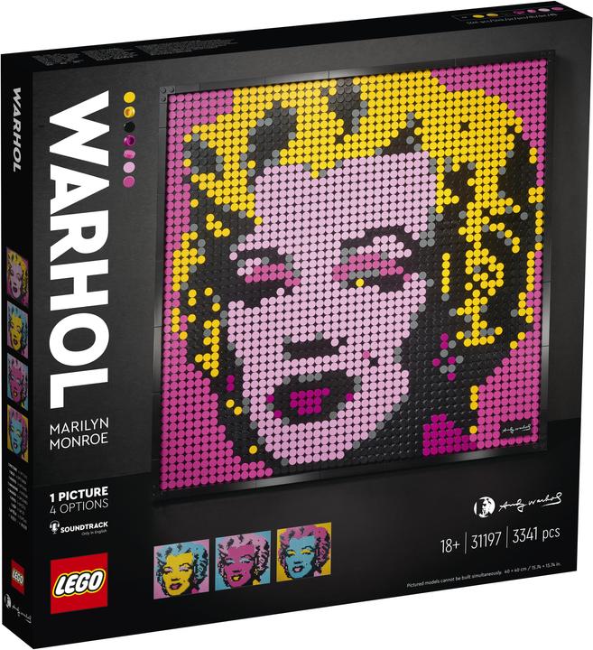 Immagine prodotto LEGO Marilyn Monroe di Andy Warhol (31197, LEGO Art)