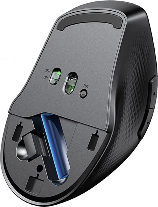 Actual product image Ugreen Wireless mouse MU101 2.4G+BT (Blue) (Wireless)
