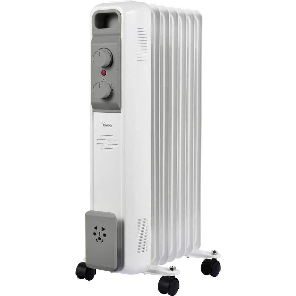 Thumbnail - Bimar S827 Ölradiator S827 15m² 600 W, 900 W, 1500W Weiss, Grau, Heizkörper, Weiss, Grau