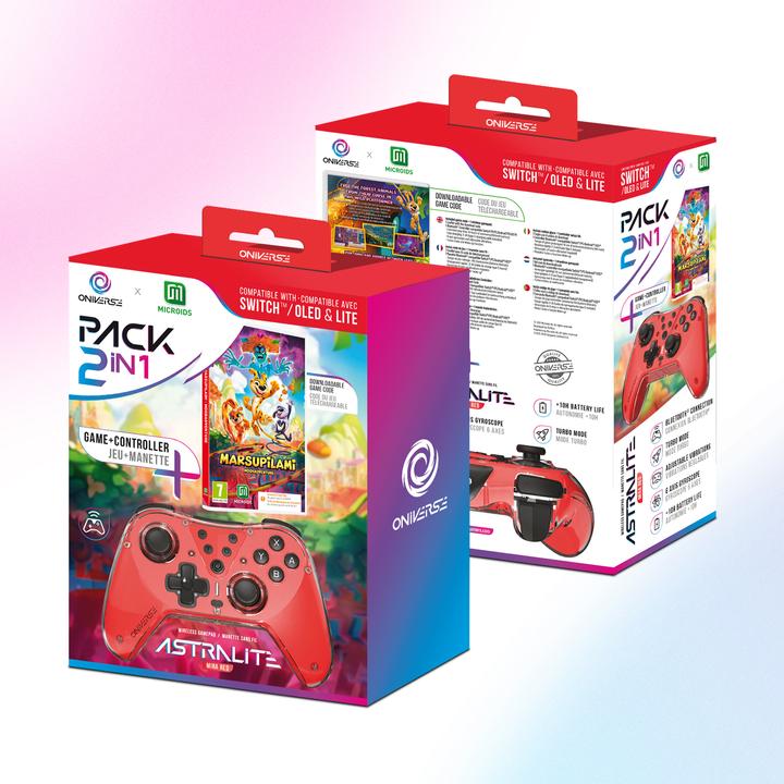 Image du produit Oniverse Astralite controller + Marsupilami Hoobadventure (Code in Box) (Switch, Switch OLED, Switch Lite)