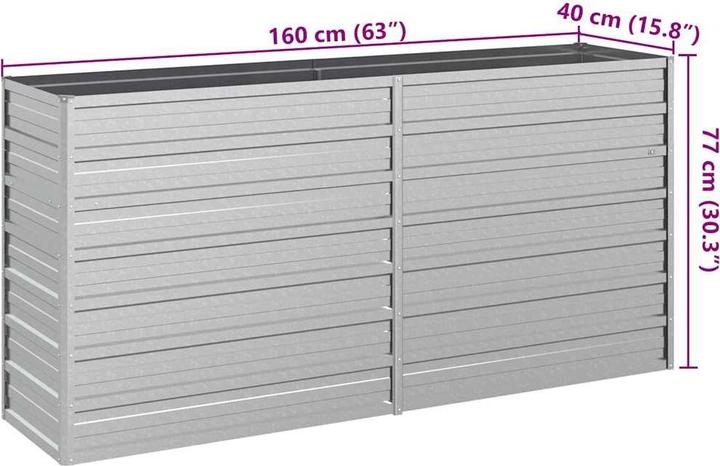 Actual product image vidaXL Garten-Hochbeet