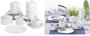 Produktbild Esmeyer Kaffeeservice ADRINA, 20-teiliges Sparset aus Porzellan, spülmaschinengeeignet, Set bestehend aus: (20 Stk.)