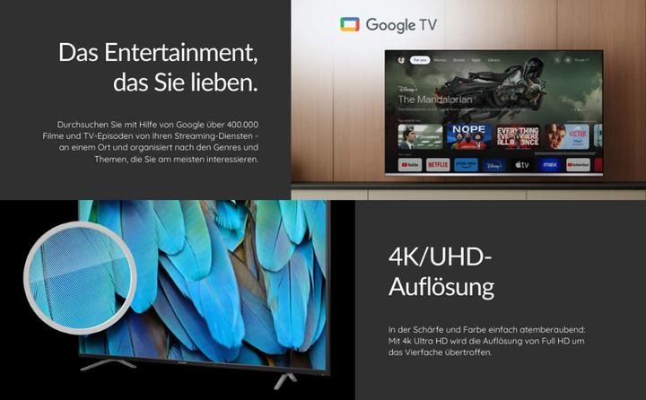 Actual product image Sharp 43GL4260E (43", LCD, 4K, 2023)