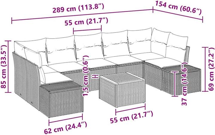 Produktbild vidaXL Landry