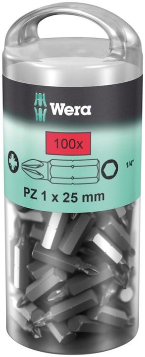 Produktbild Wera 855/1 Z PZ 2 x 25 mm DIY-Box (1=100) (Kreuz Pozidriv PZ)