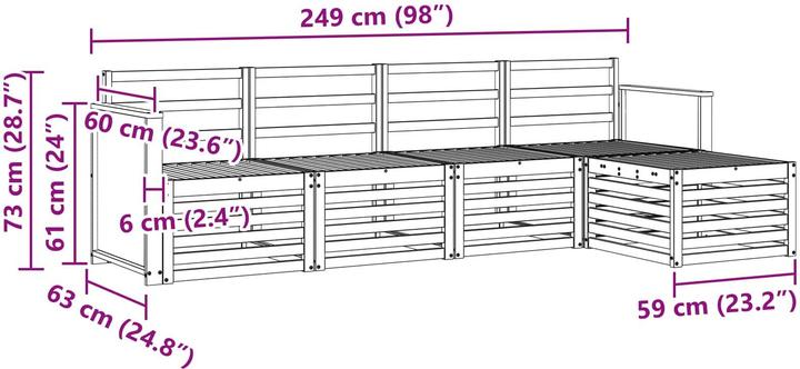Produktbild vidaXL Outdoor-Sofagarnitur