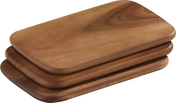 Actual product image Zassenhaus 055009 plate dinner plate rectangular wood (e)