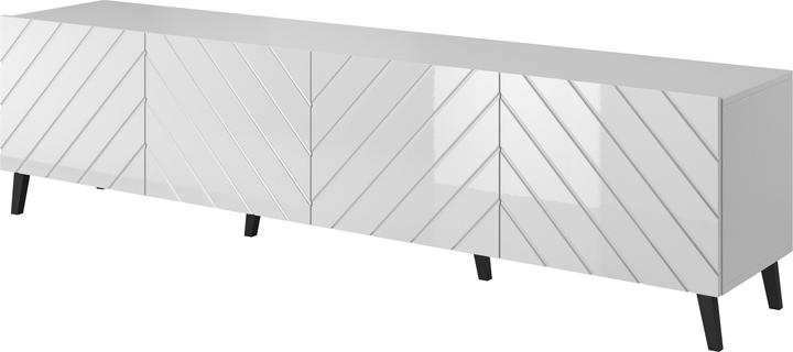 Immagine prodotto Cama Armadio RTV ABETO 200x42x52 bianco/bianco-lucido (200 x 42 x 52 cm)