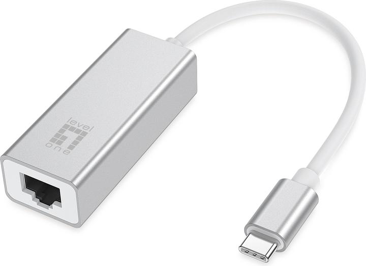 Actual product image LevelOne USB-0402 Gigabit USB-C Network Adapter (USB-C, RJ45 (1x))