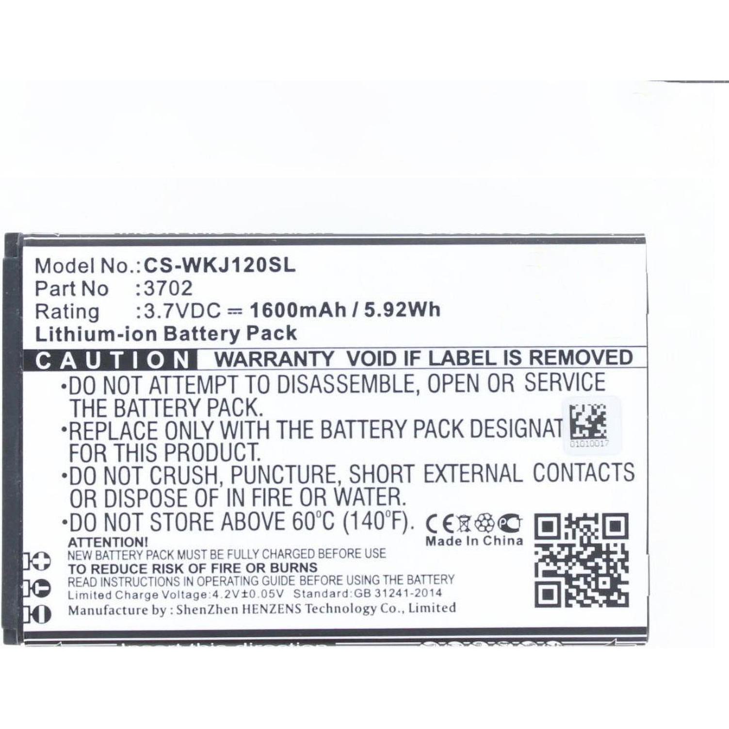 AGI Akku kompatibel mit Wiko Jerry 3702 - Akku - 1.600 mAh, Smartphone Akku