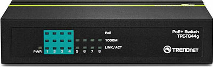Actual product image Trendnet TPE-TG44G GREENnet PoE+ (8 ports)