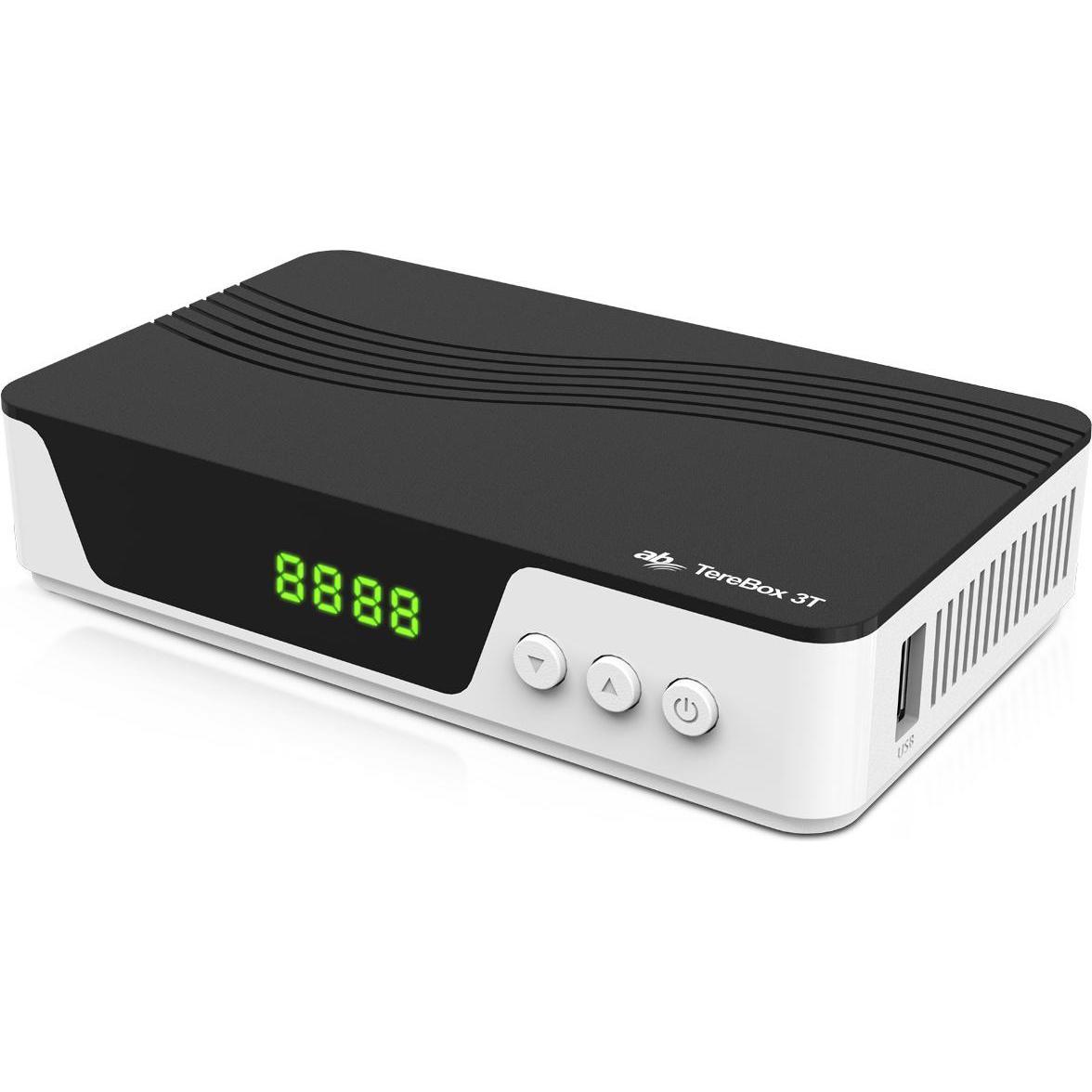 Abcom AB TereBox 3T HD terrestrischer/Kabel-FTA-Empfänger (DVB-C, DVB-T, DVB-T2) (60111182)