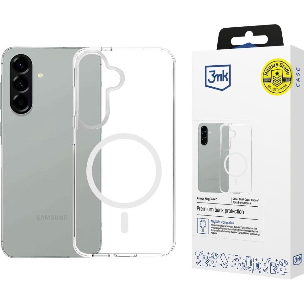 3MK ochranný kryt Armor MagCase pro Samsung Galaxy A57 (Samsung Galaxy A57), Smartphone Hülle, Transparent