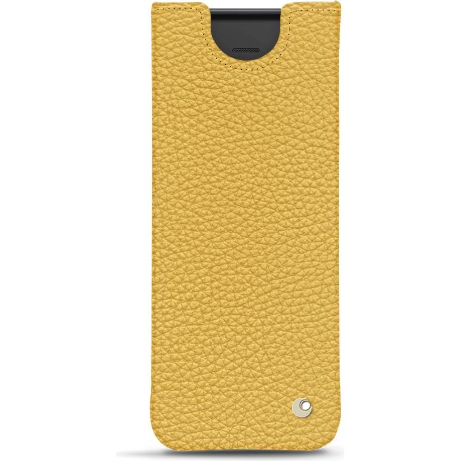 Noreve Lederschutzhülle (Samsung Galaxy Fold), Smartphone Hülle, Orange