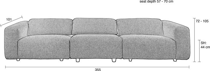 Image du produit Zuiver Wings (Canapé d'angle)