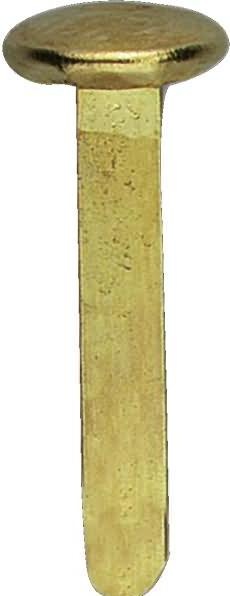Actual product image Alco Sample bag clamp round head 7 x 17 mm (Ø x L) steel coated brass 1,000 pcs./pack. (1 x)