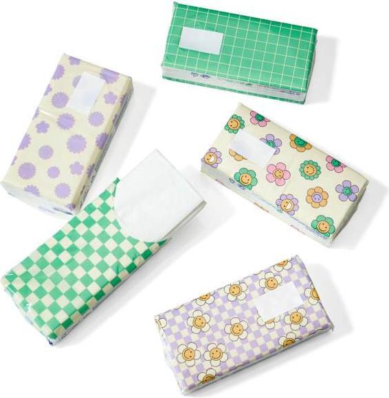 Actual product image dm Soft&Sicher Handkerchiefs Design 4-ply (42x10 pcs)