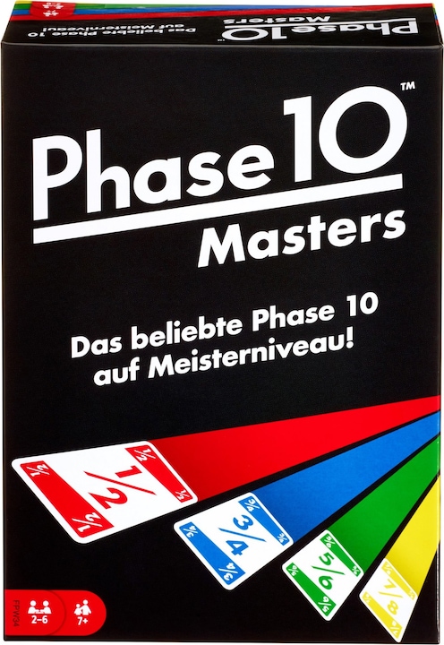 Actual product image Mattel Games Phase 10 Masters (German)