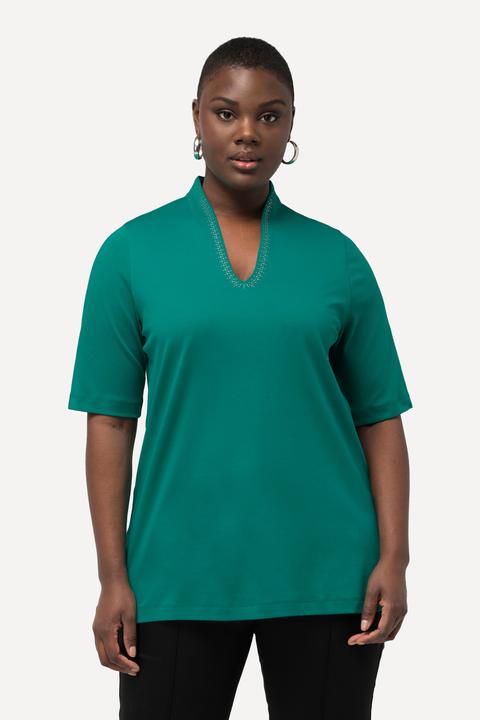 Produktbild Ulla Popken T-Shirt, A-Linie, Kelchkragen, Halbarm (46, 48)